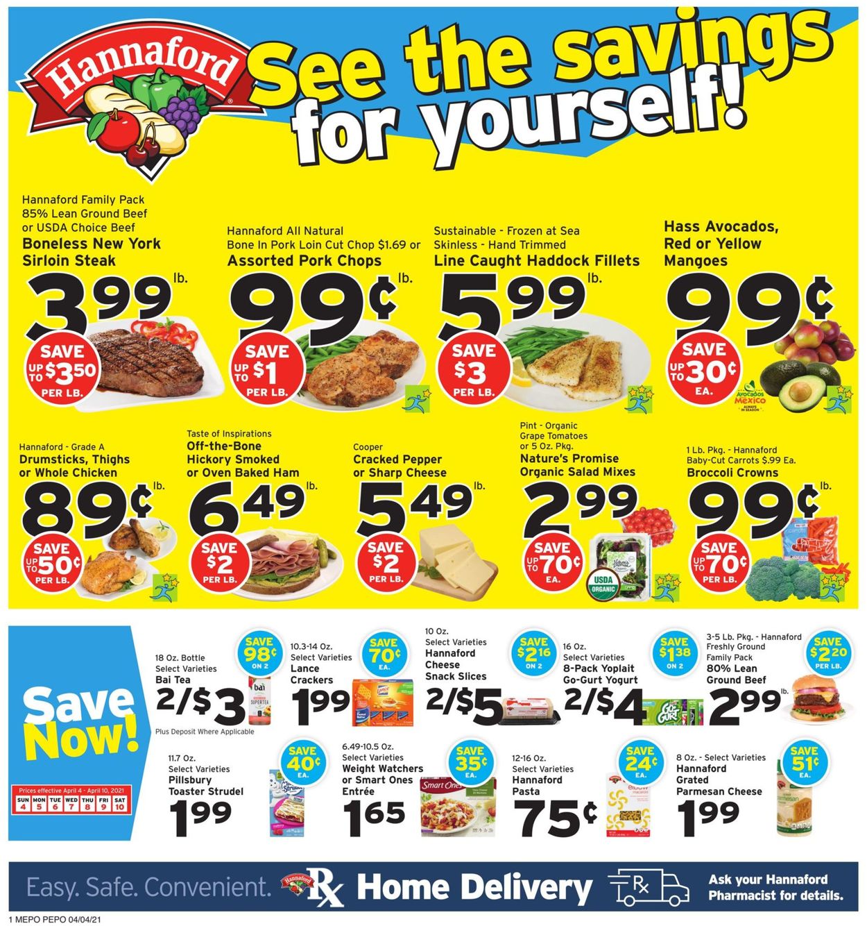 Catalogue Hannaford - Easter 2021 Ad from 04/04/2021