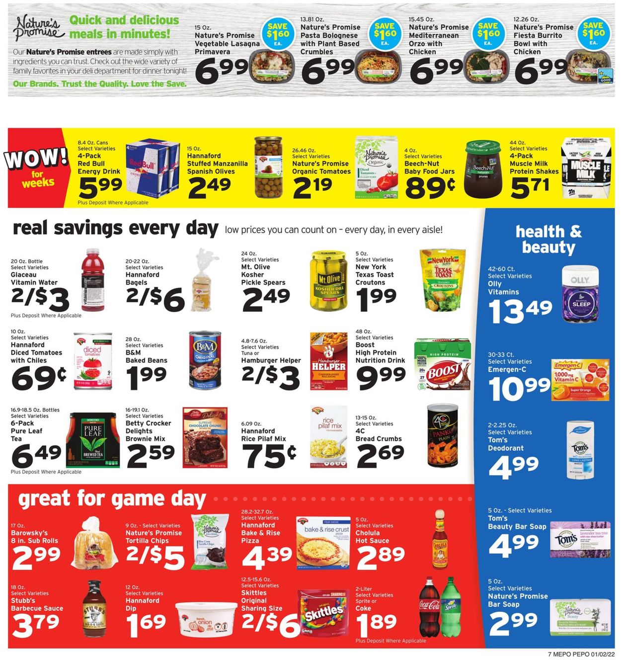 Catalogue Hannaford from 01/02/2021