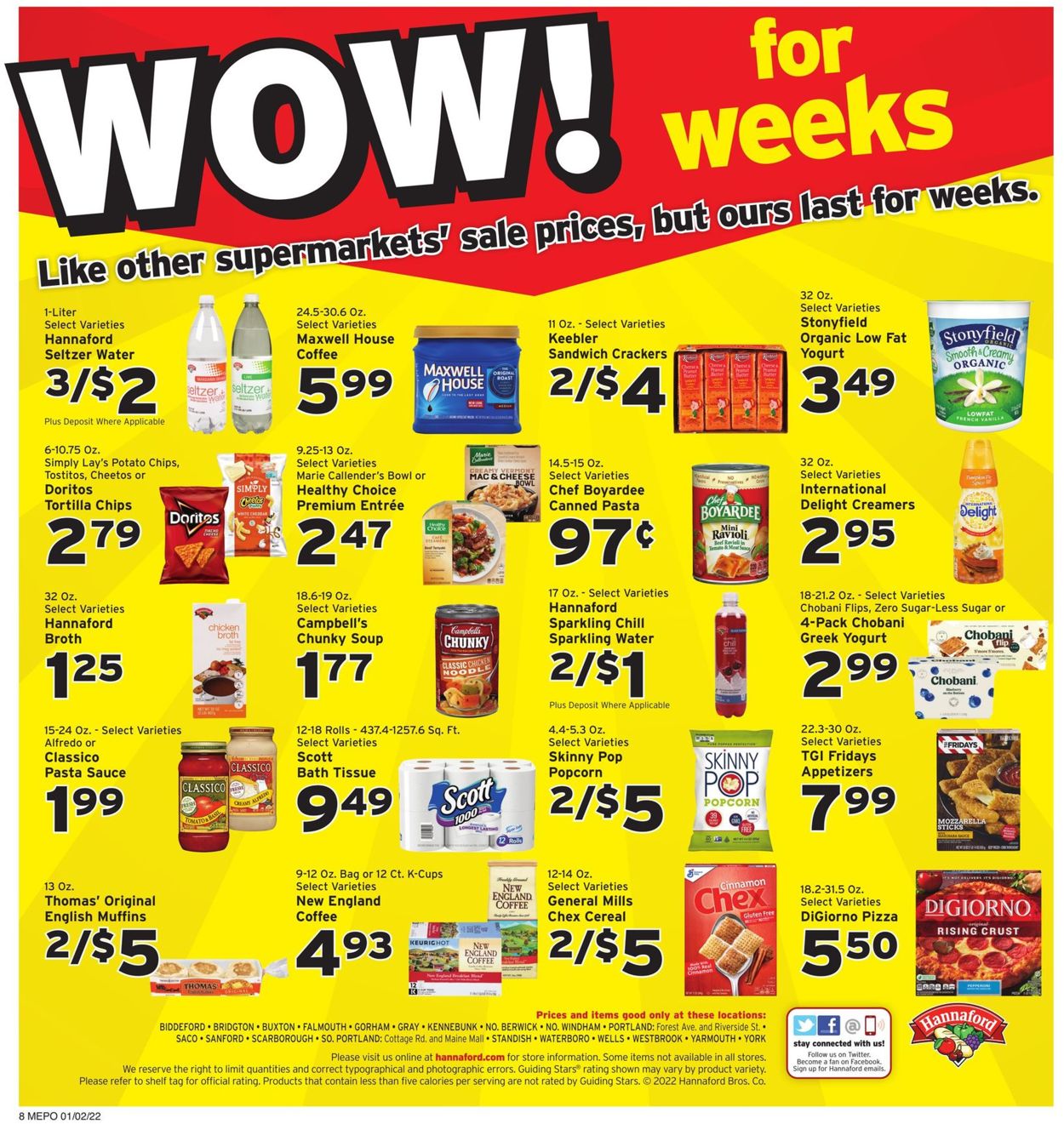 Catalogue Hannaford from 01/02/2021