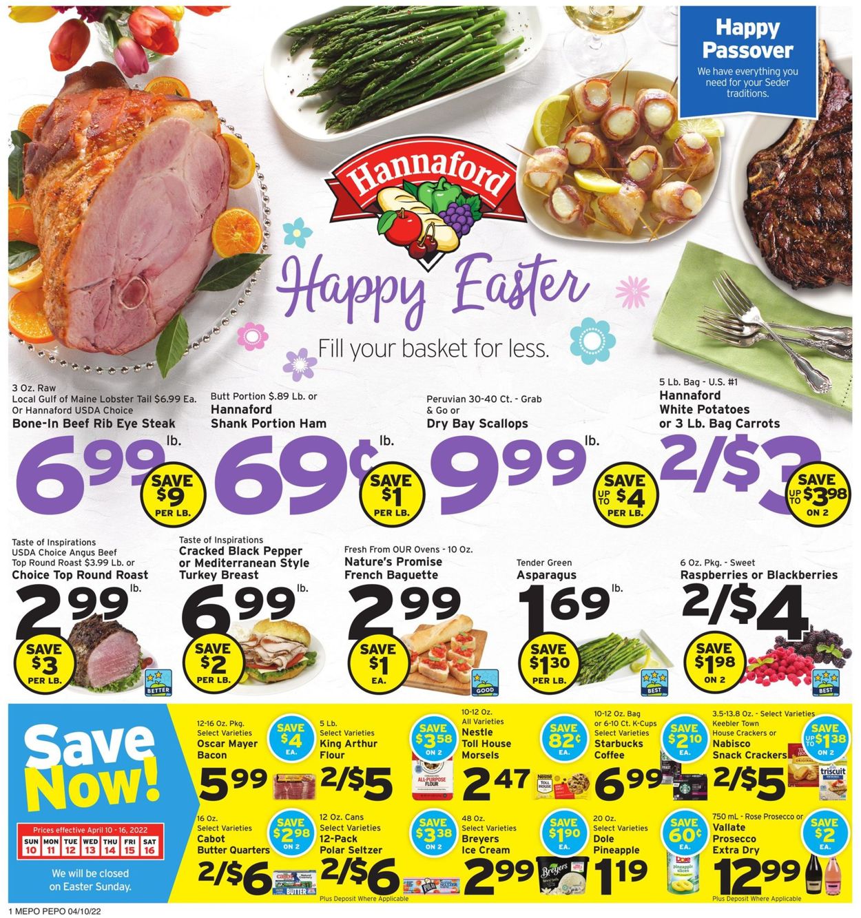 Catalogue Hannaford EASTER 2022 from 04/10/2022