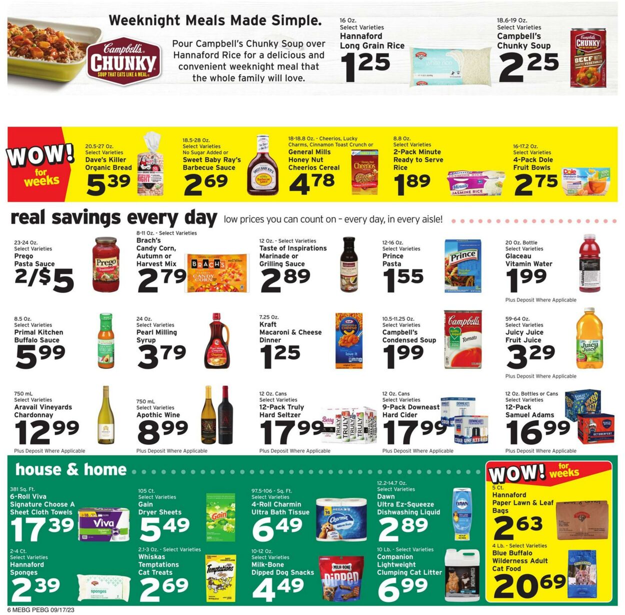 Catalogue Hannaford from 09/17/2023