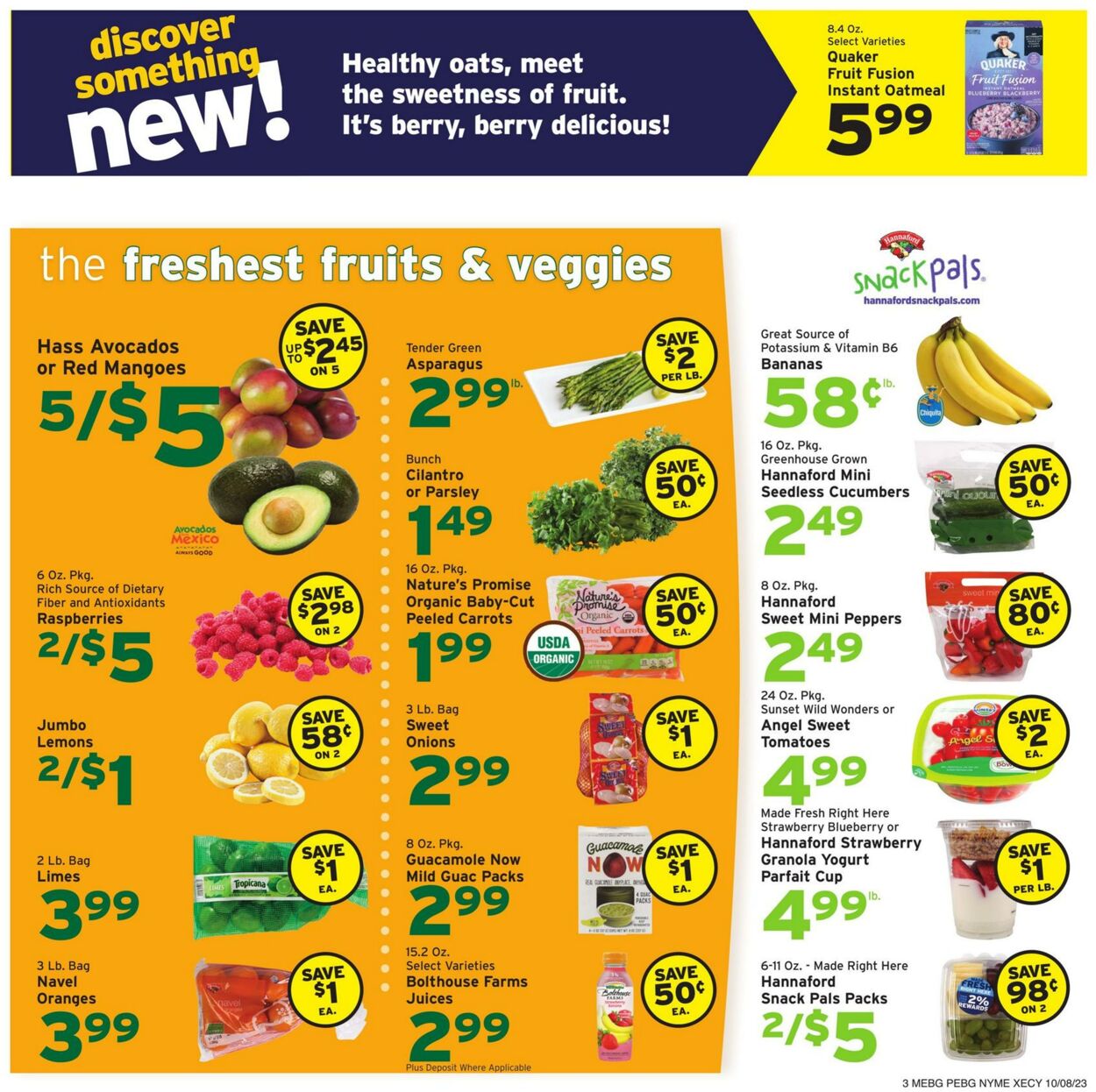 Catalogue Hannaford from 10/08/2023