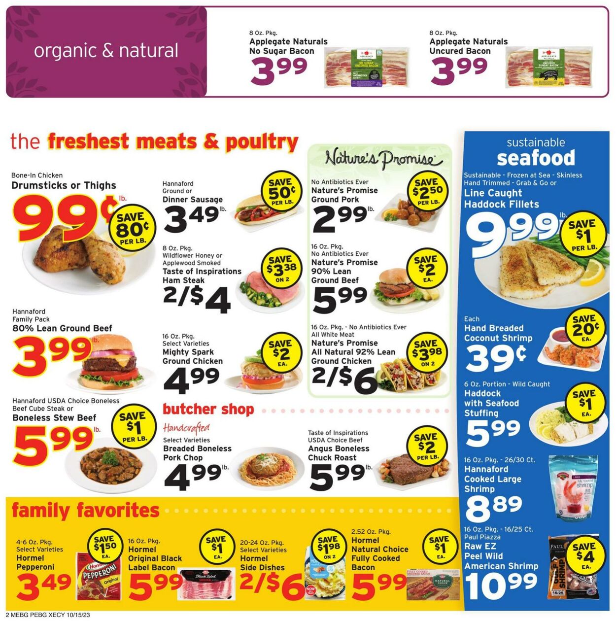 Catalogue Hannaford from 10/15/2023