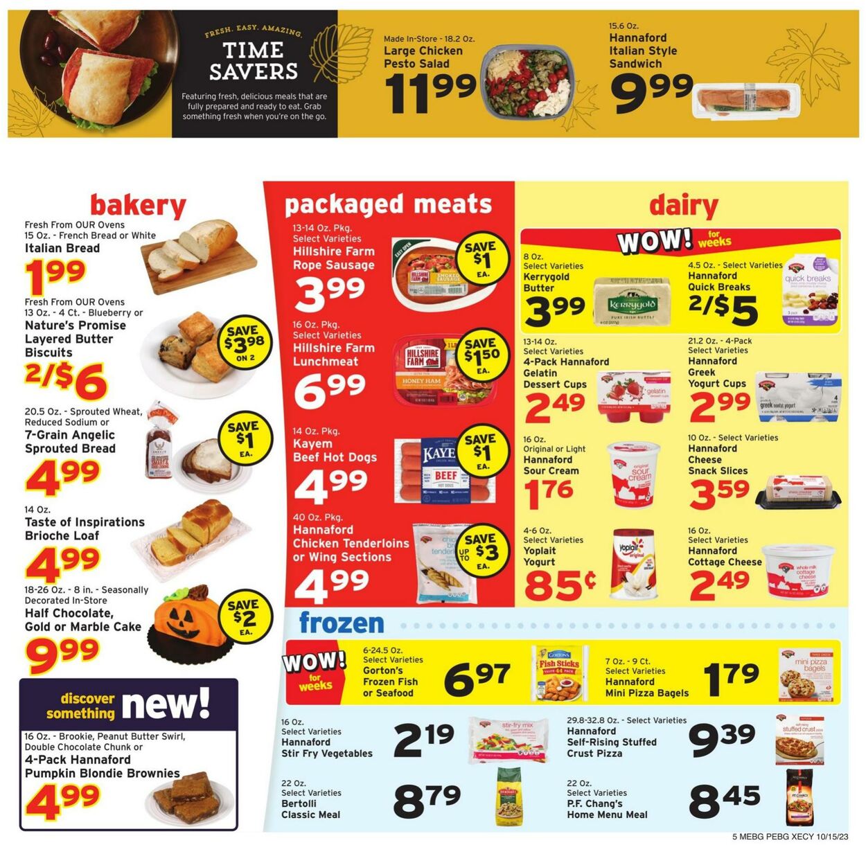 Catalogue Hannaford from 10/15/2023