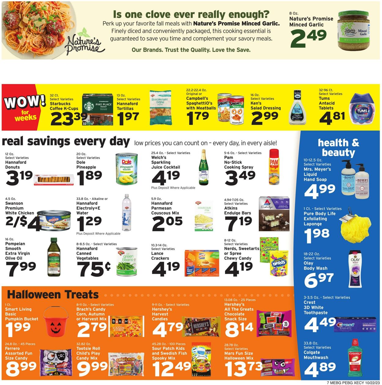 Catalogue Hannaford from 10/22/2023