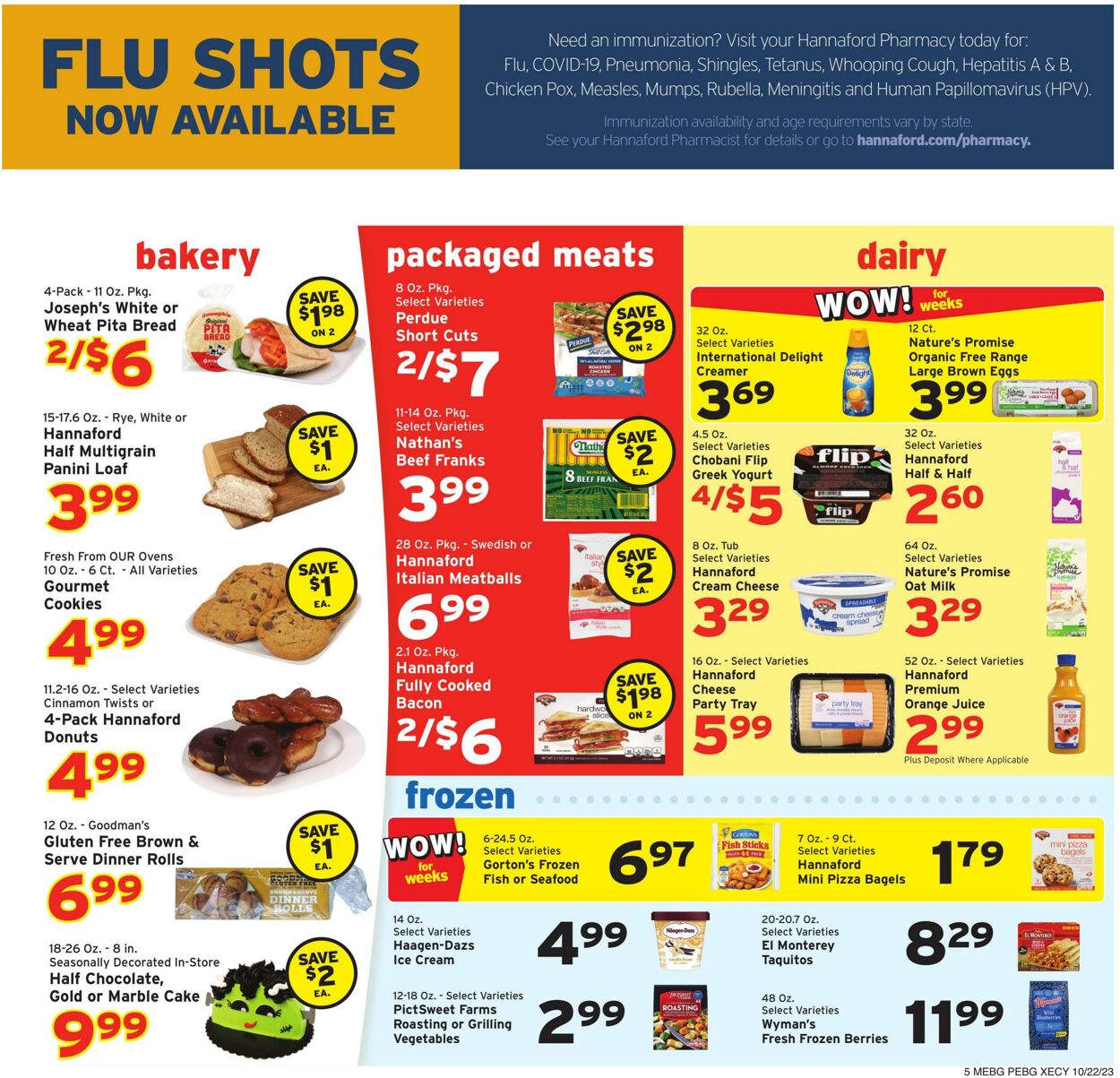 Catalogue Hannaford from 10/22/2023