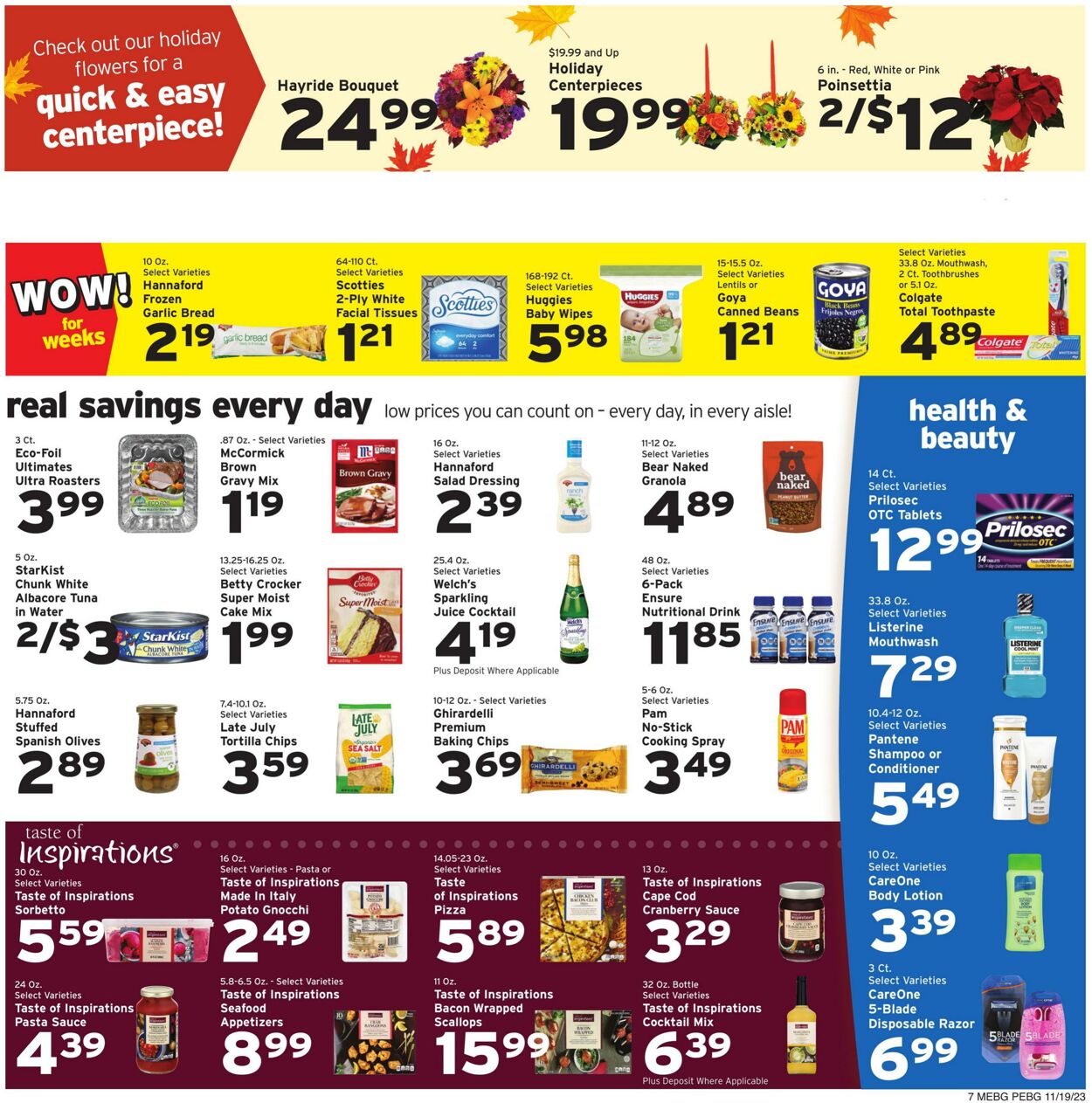 Catalogue Hannaford from 11/19/2023