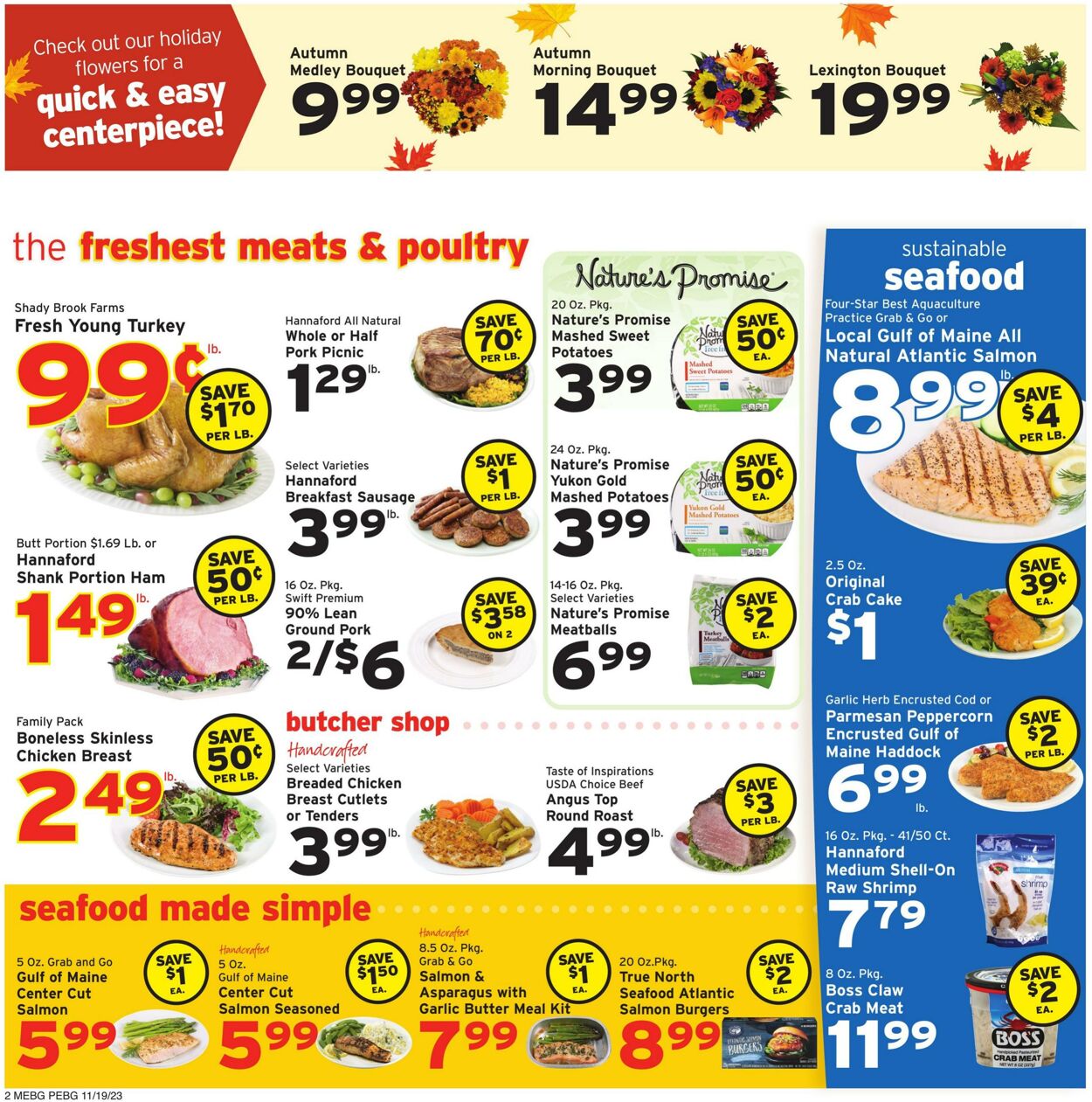 Catalogue Hannaford from 11/19/2023