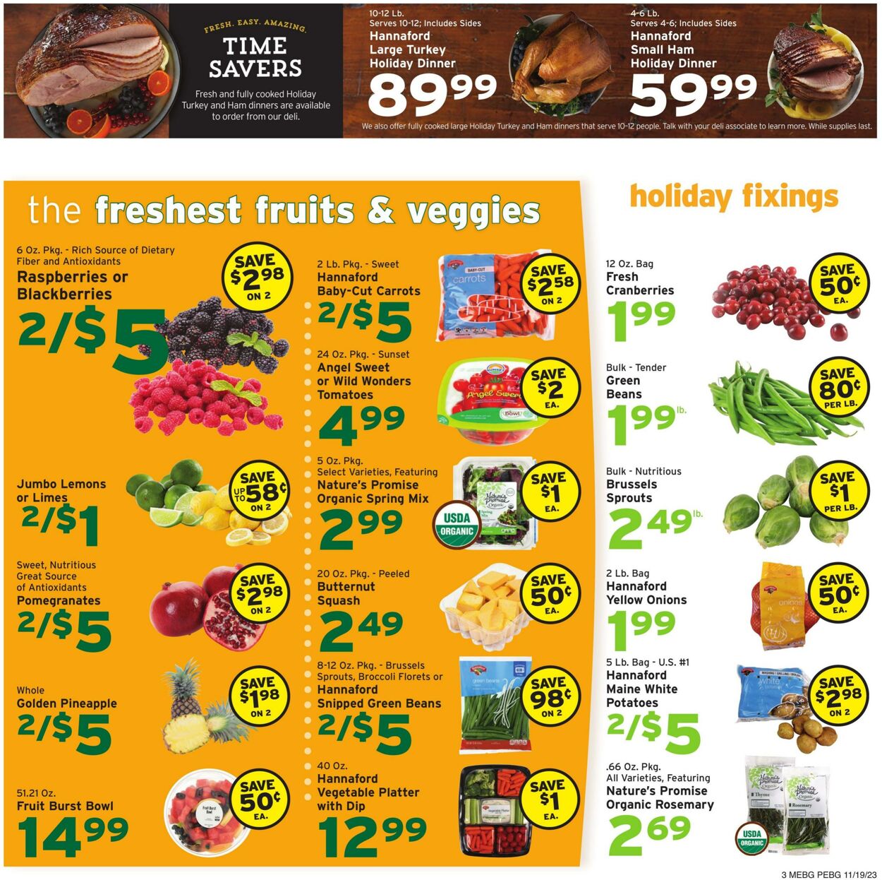 Catalogue Hannaford from 11/19/2023