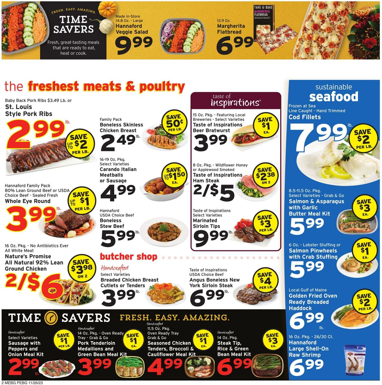 Catalogue Hannaford from 11/26/2023