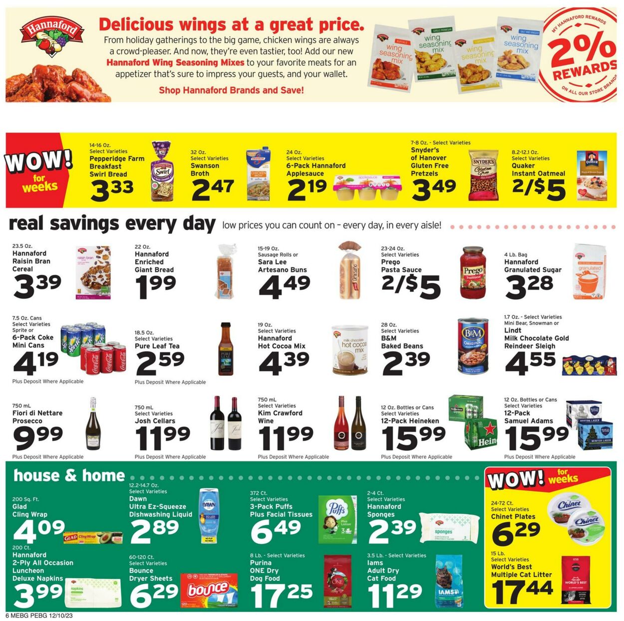 Catalogue Hannaford from 12/10/2023