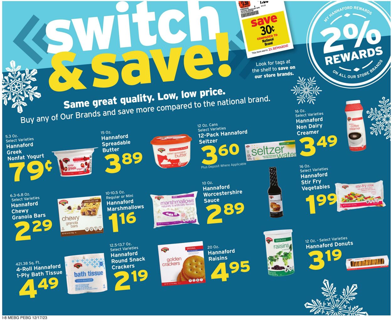 Catalogue Hannaford from 12/17/2023