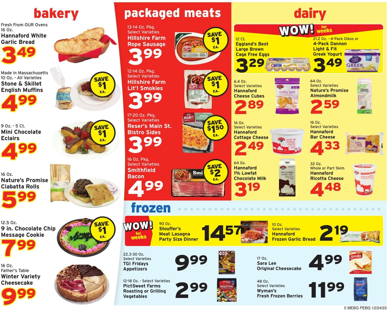 Catalogue Hannaford from 12/24/2023