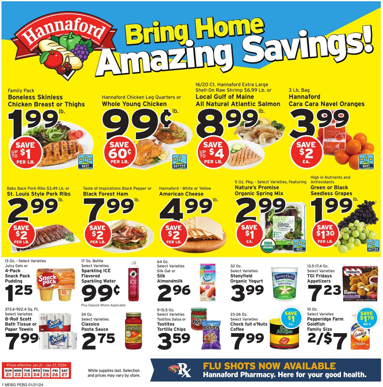 Catalogue Hannaford from 01/21/2024