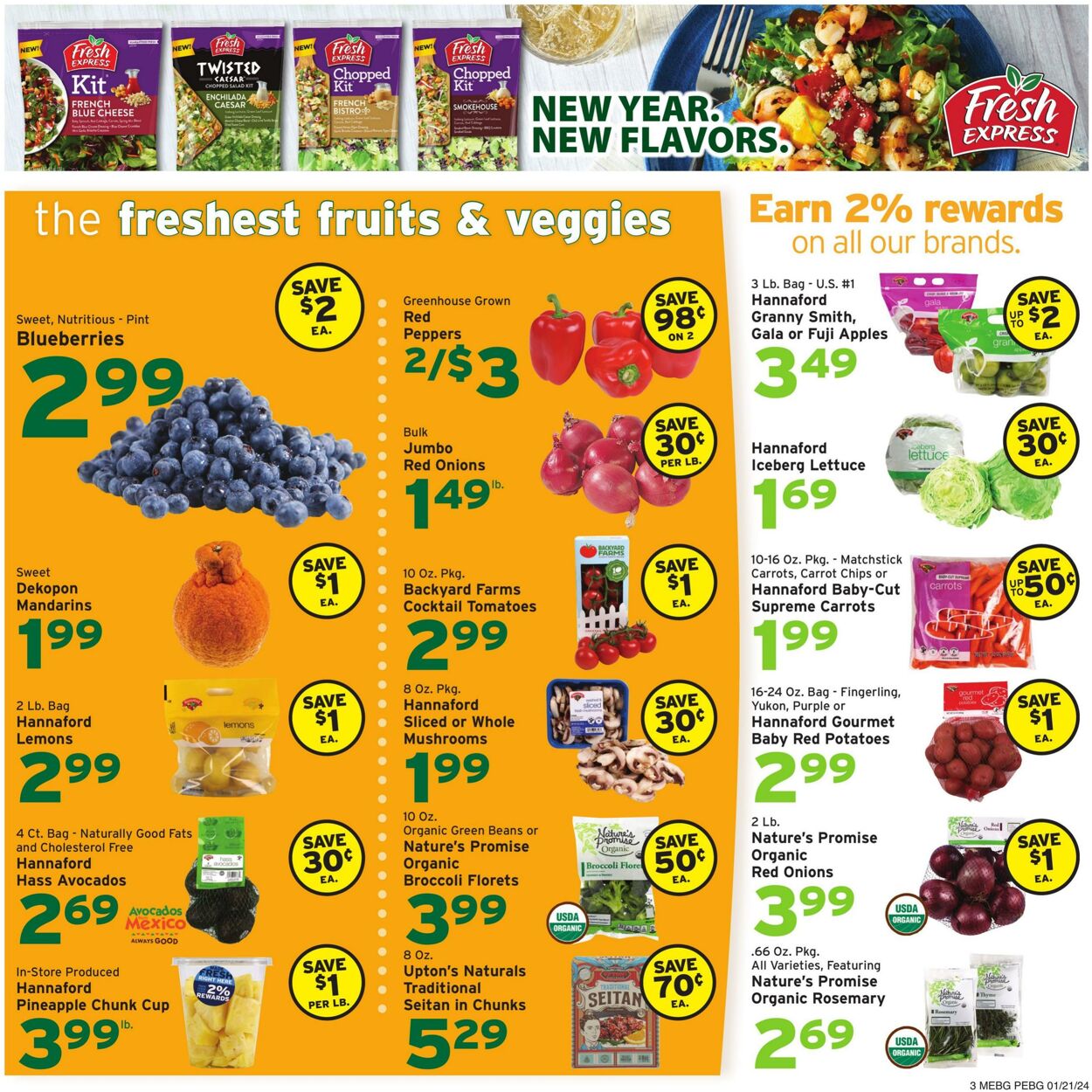 Catalogue Hannaford from 01/21/2024