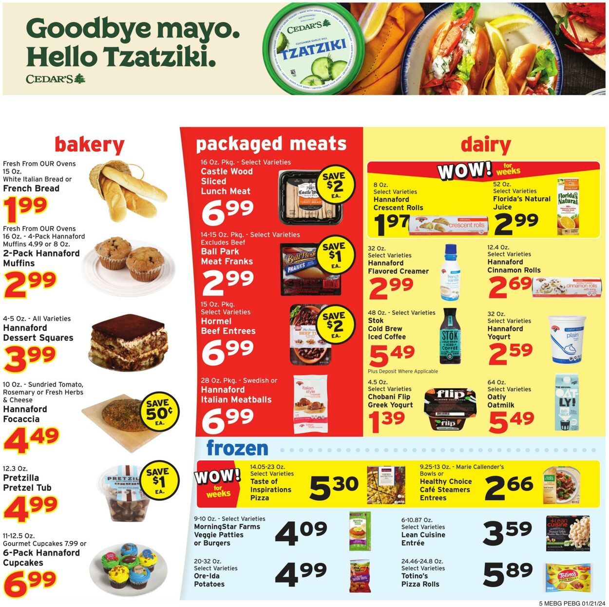 Catalogue Hannaford from 01/21/2024