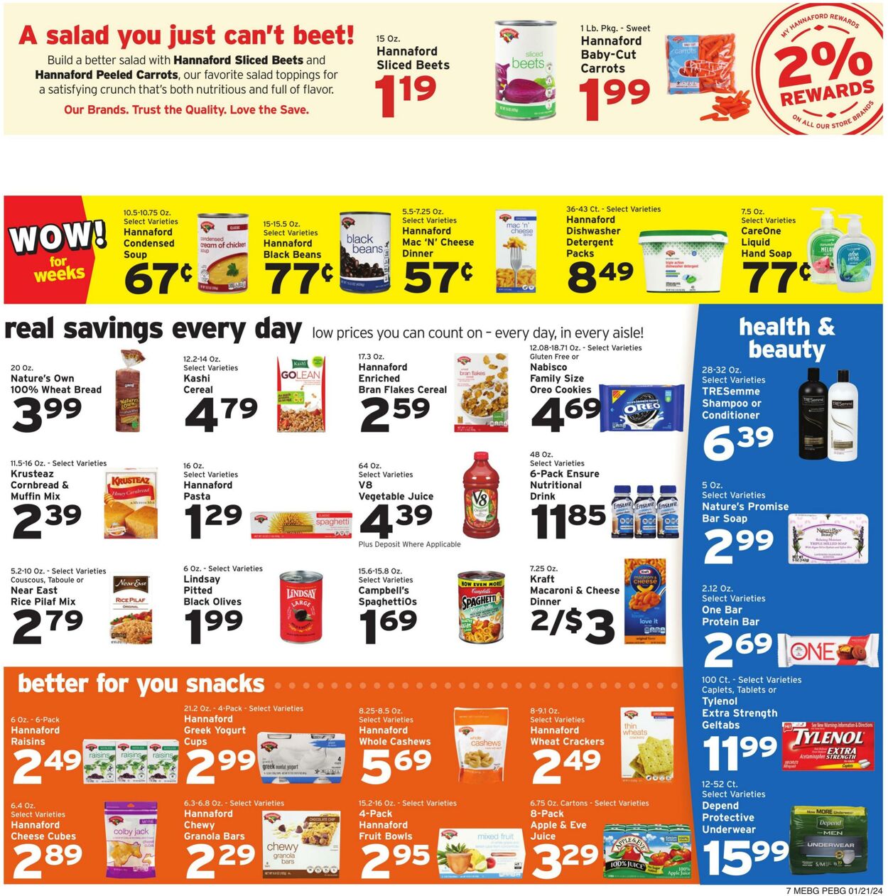 Catalogue Hannaford from 01/21/2024