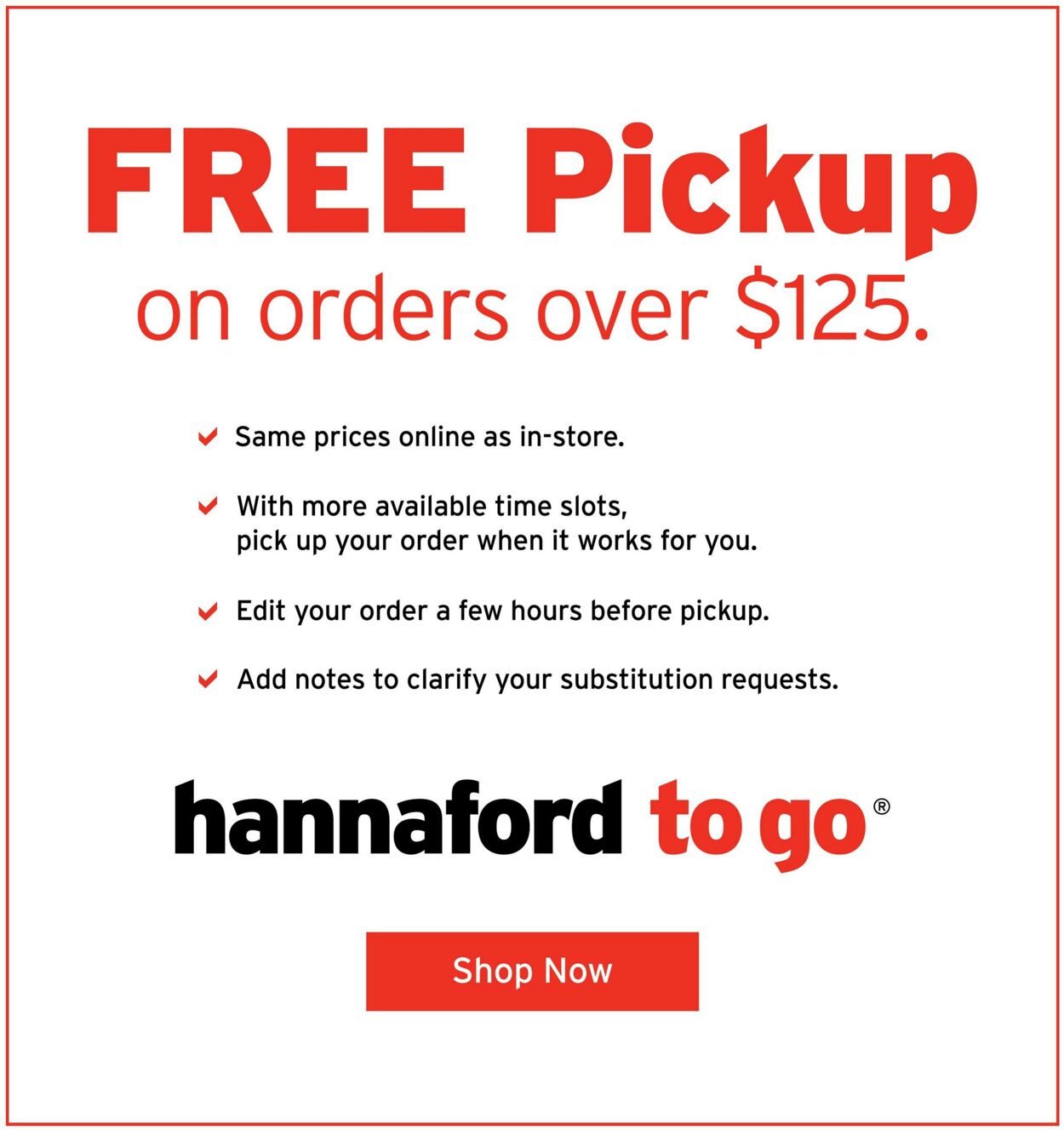 Catalogue Hannaford from 02/11/2024