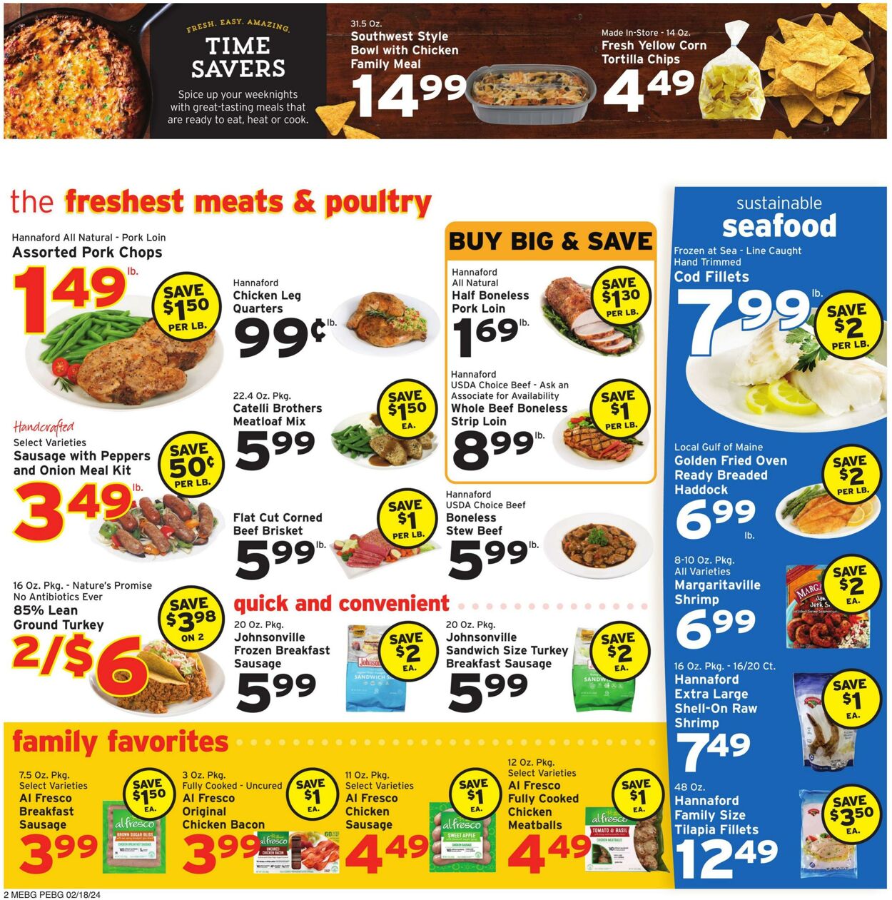 Catalogue Hannaford from 02/18/2024