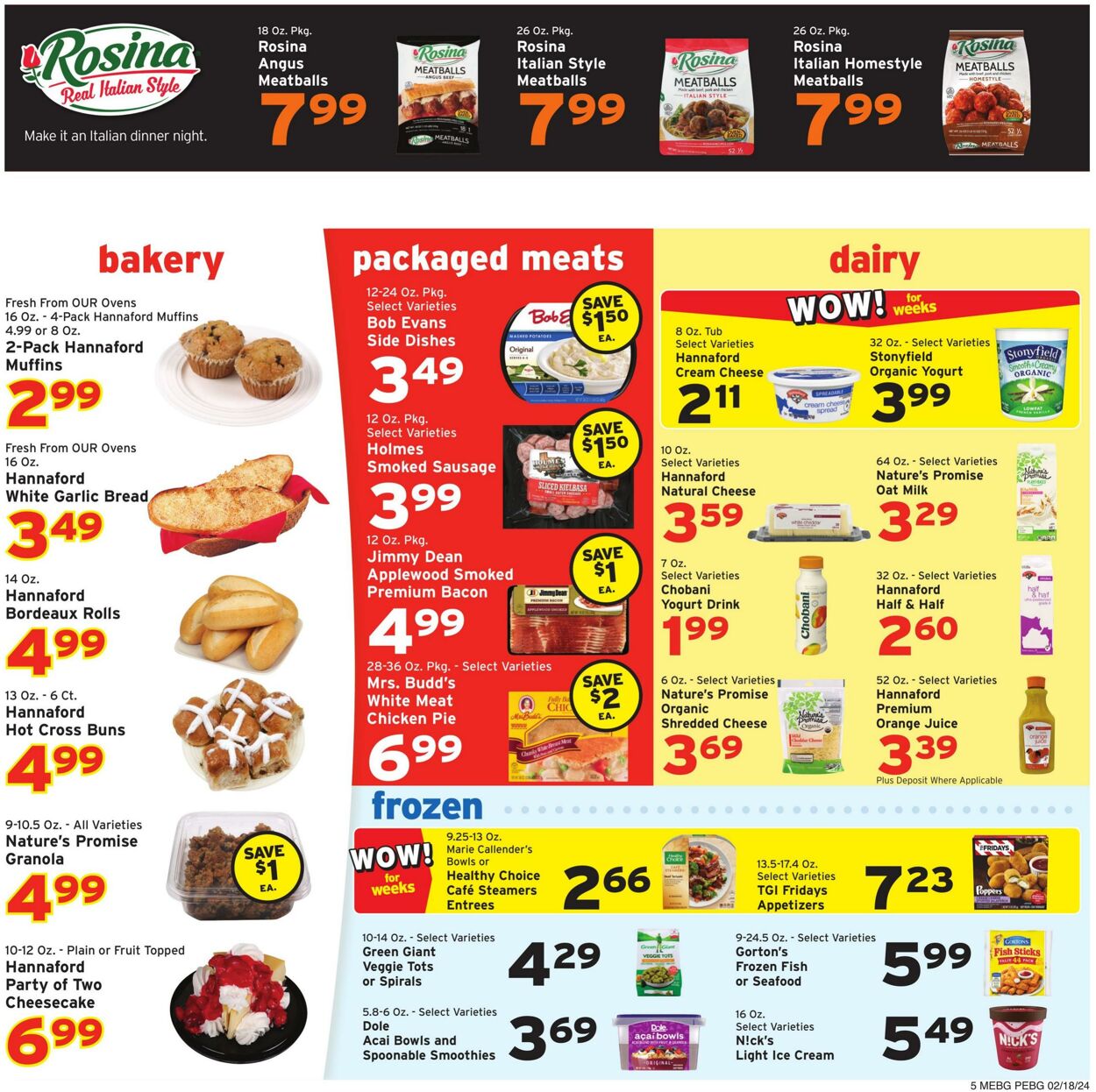 Catalogue Hannaford from 02/18/2024