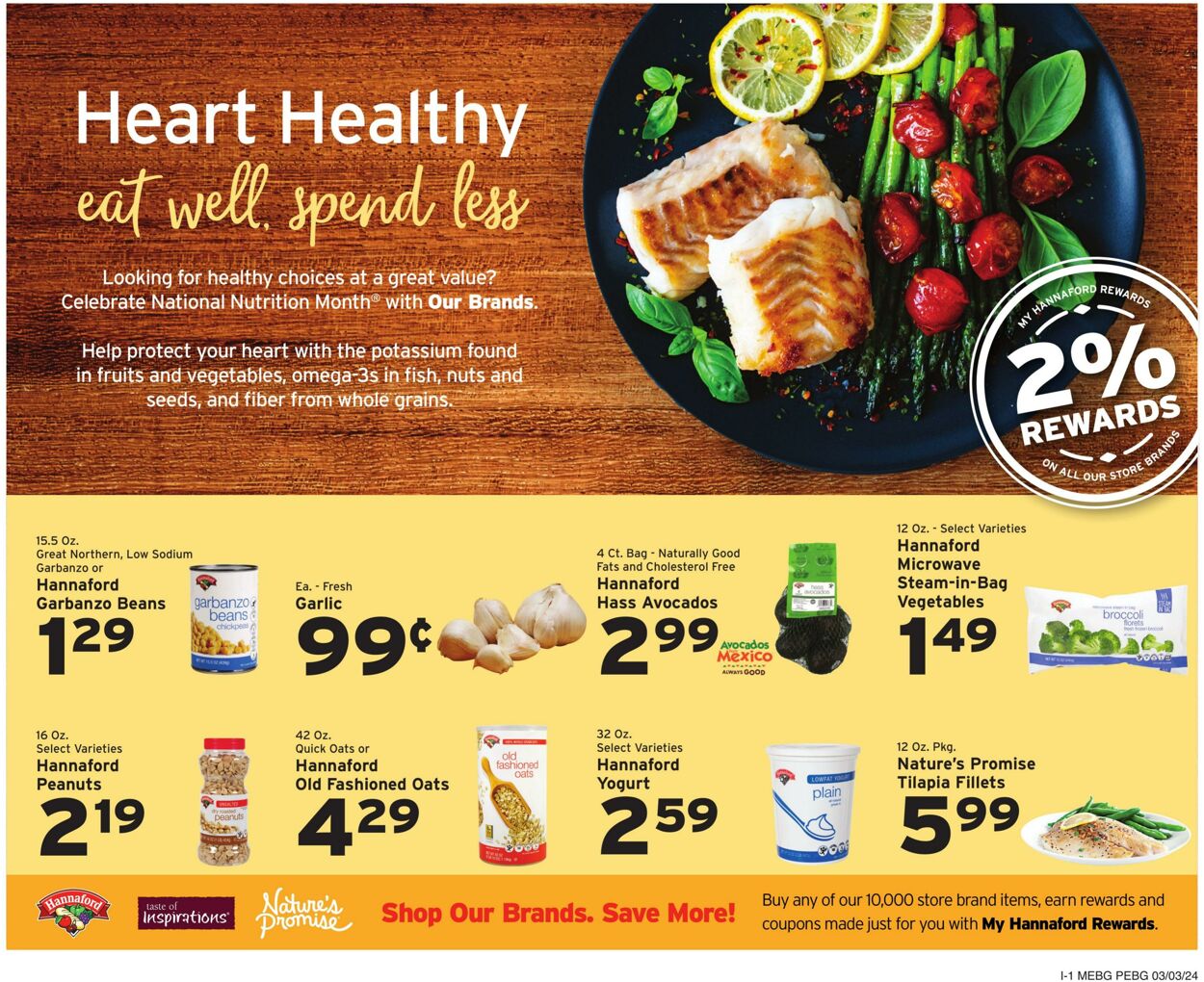 Catalogue Hannaford from 03/03/2024