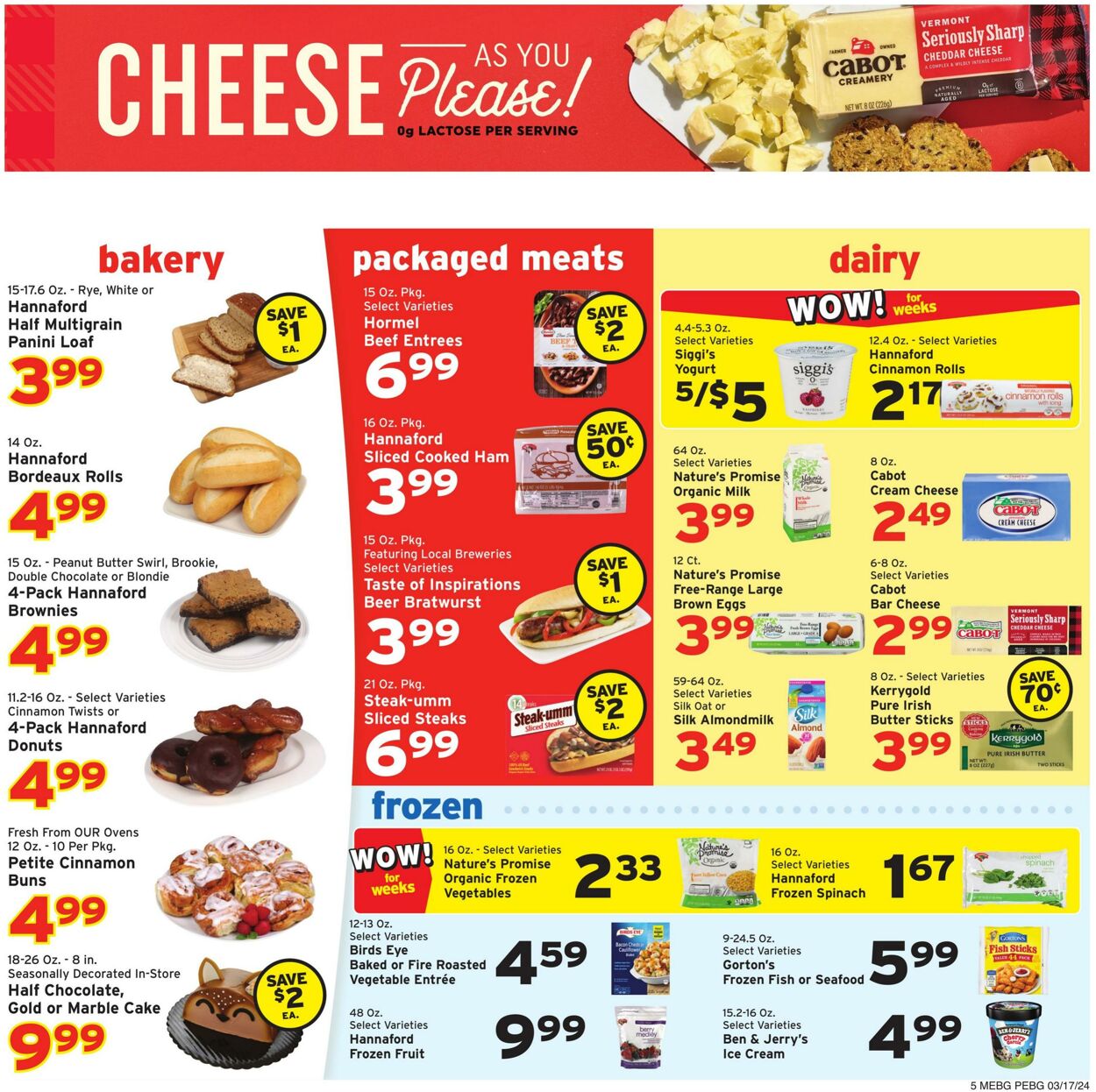 Catalogue Hannaford from 03/17/2024