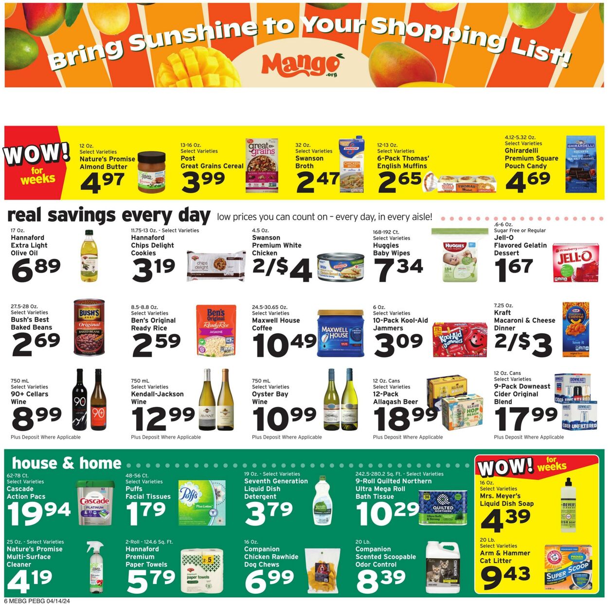 Catalogue Hannaford from 04/14/2024