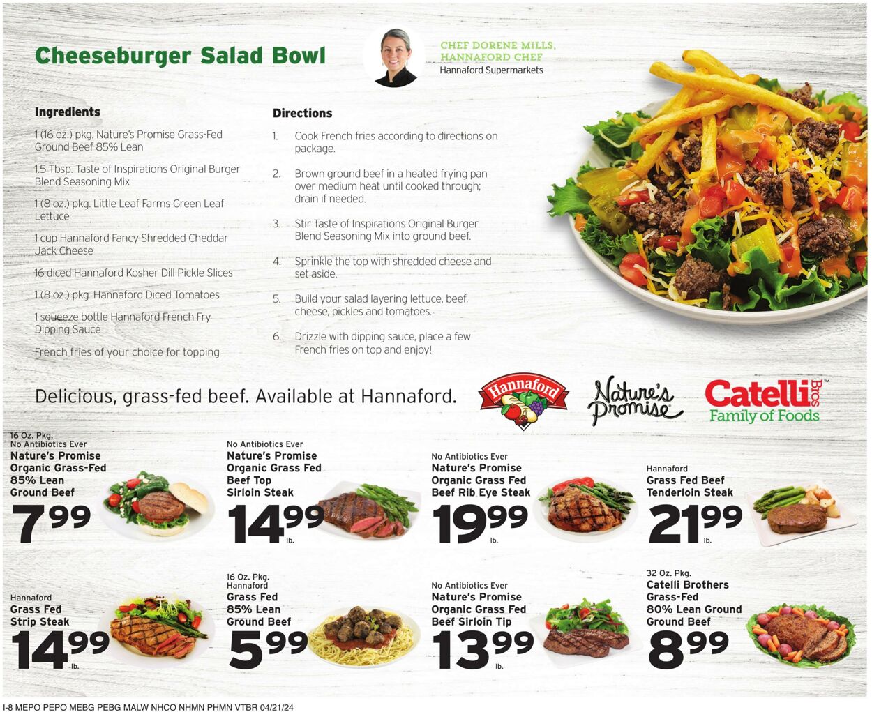 Catalogue Hannaford from 04/21/2024