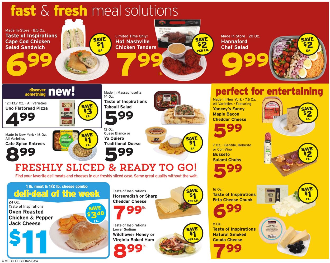 Catalogue Hannaford from 04/28/2024