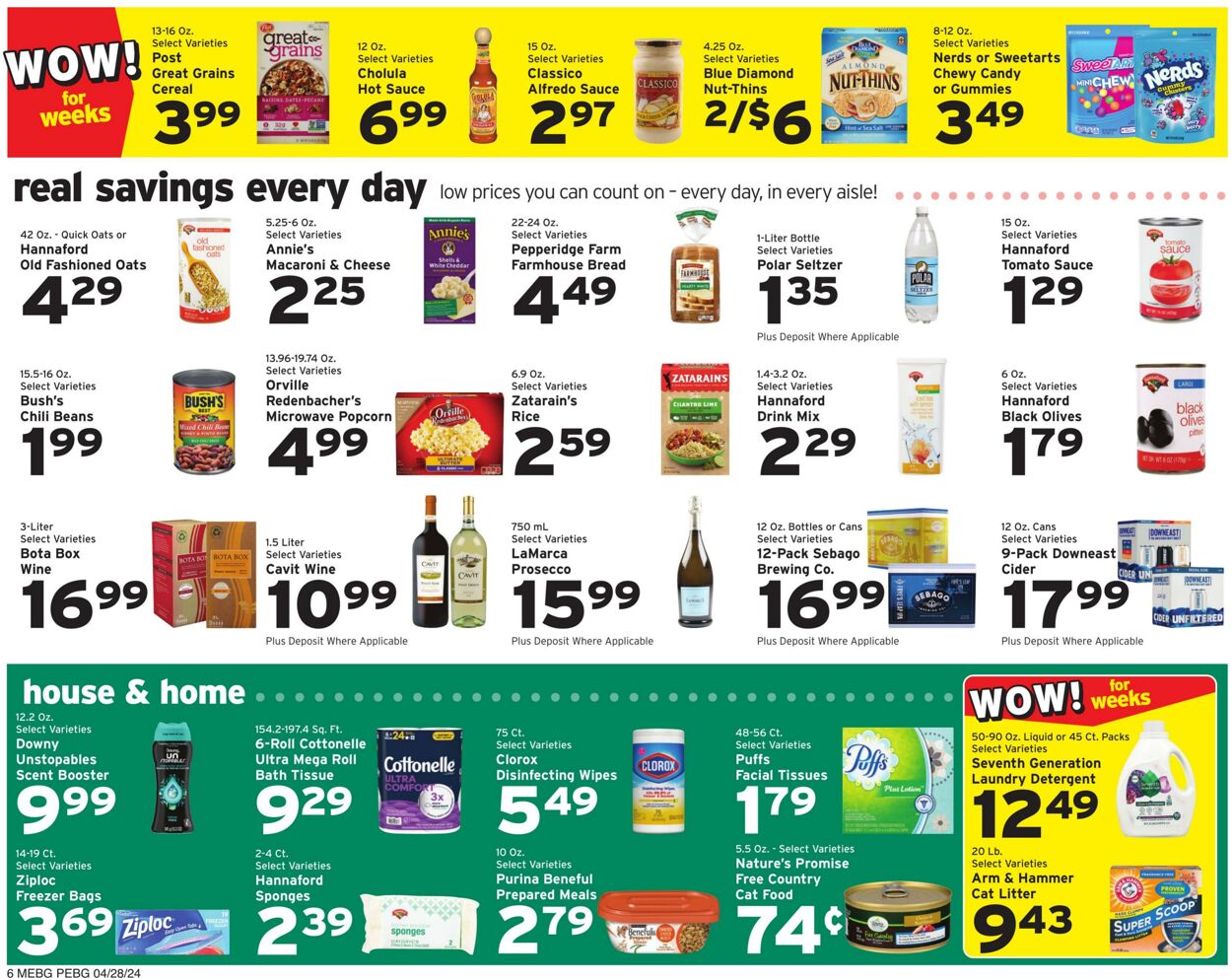 Catalogue Hannaford from 04/28/2024