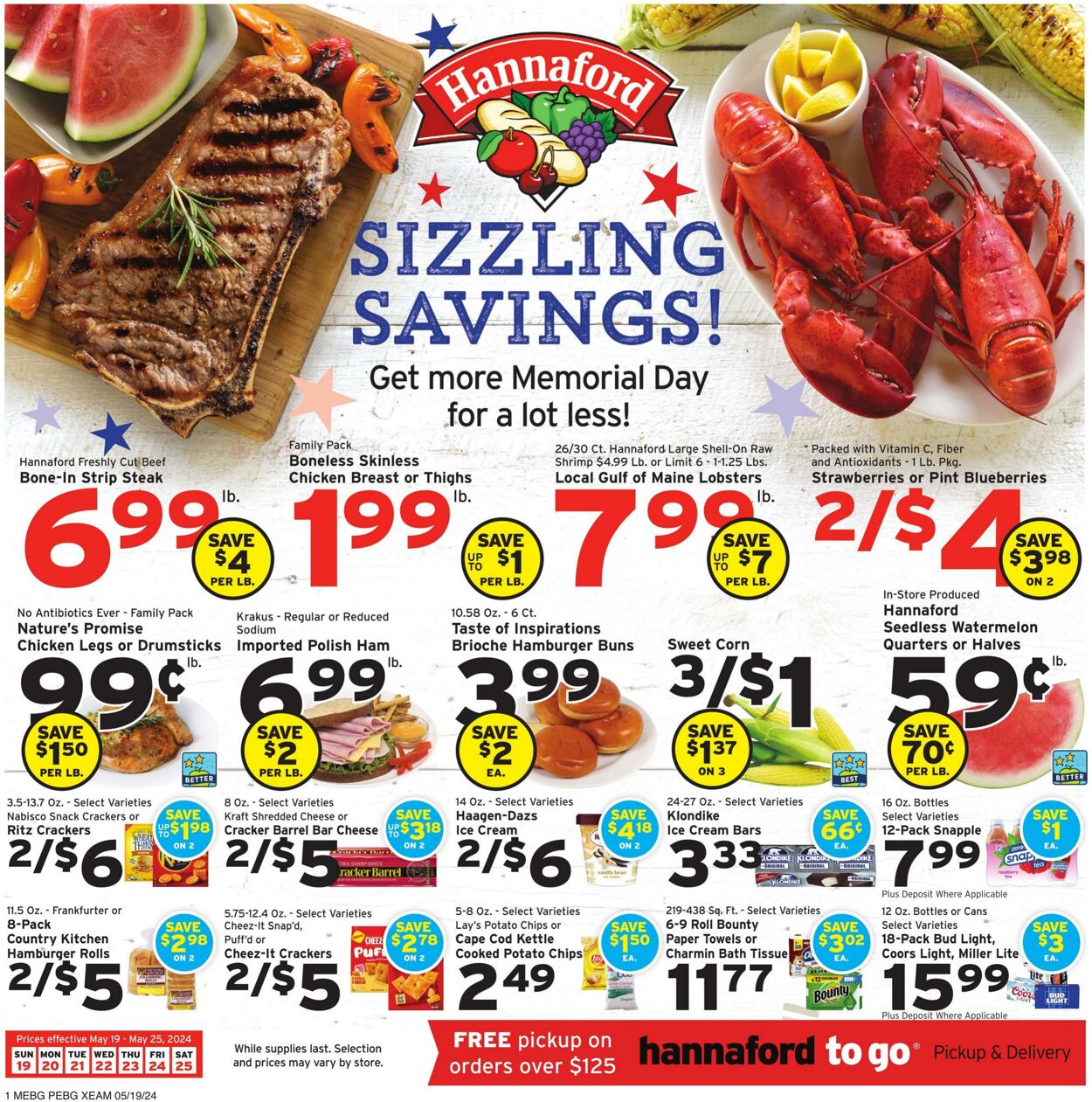 Catalogue Hannaford from 05/19/2024