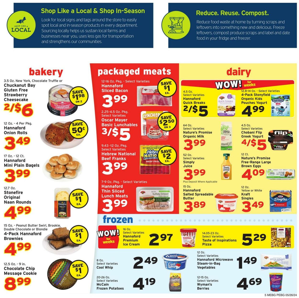 Catalogue Hannaford from 05/26/2024