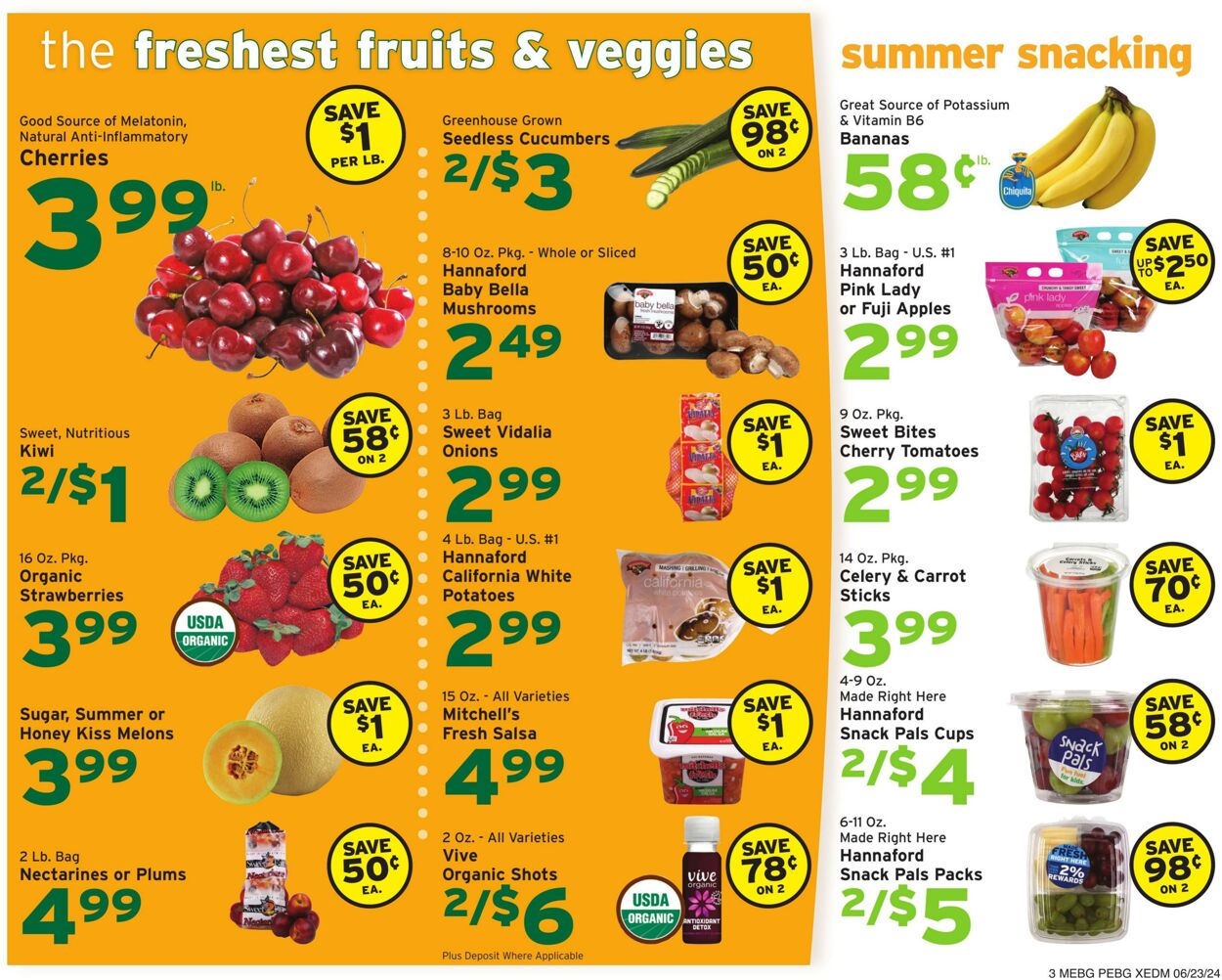 Catalogue Hannaford from 06/23/2024