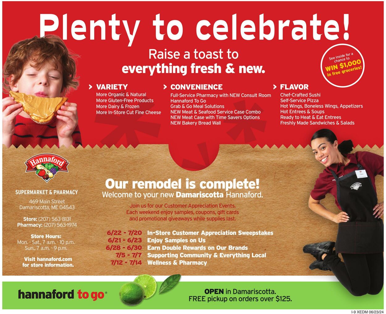 Catalogue Hannaford from 06/23/2024