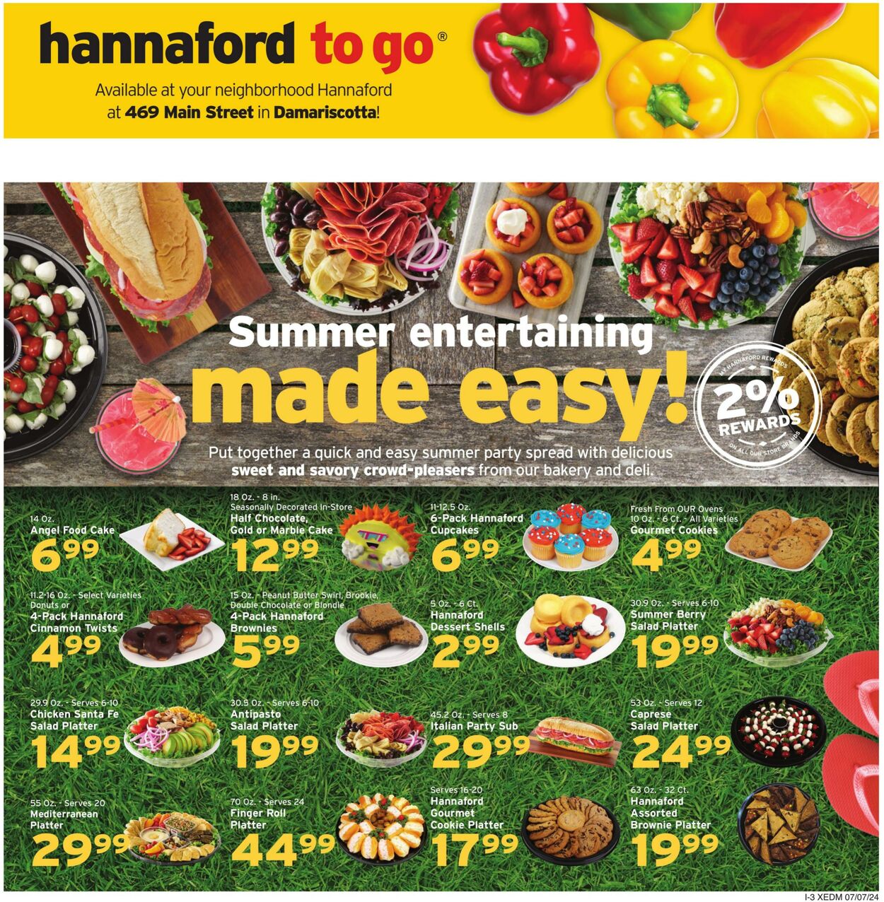 Catalogue Hannaford from 07/07/2024