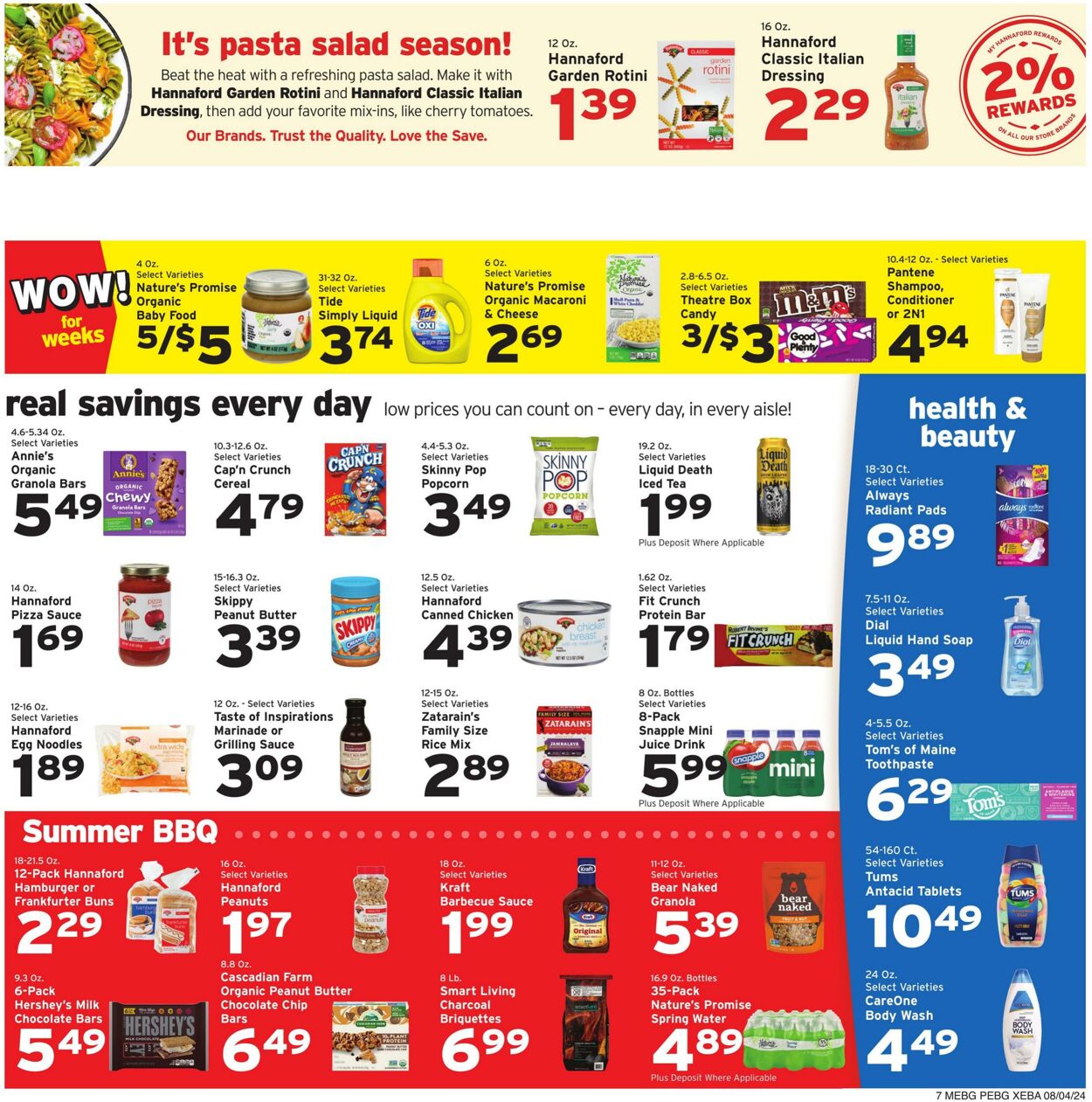 Catalogue Hannaford from 08/04/2024