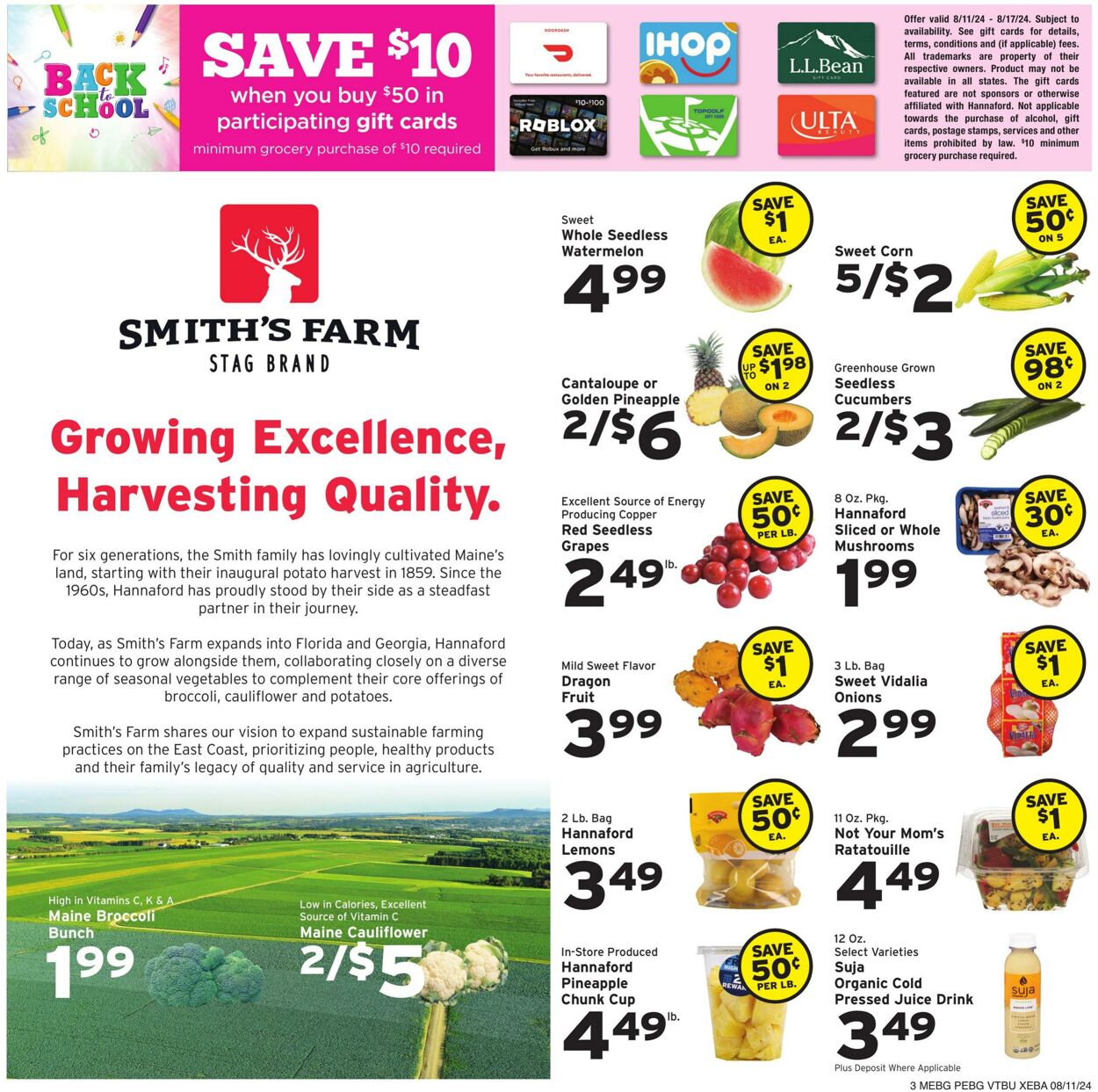 Catalogue Hannaford from 08/11/2024