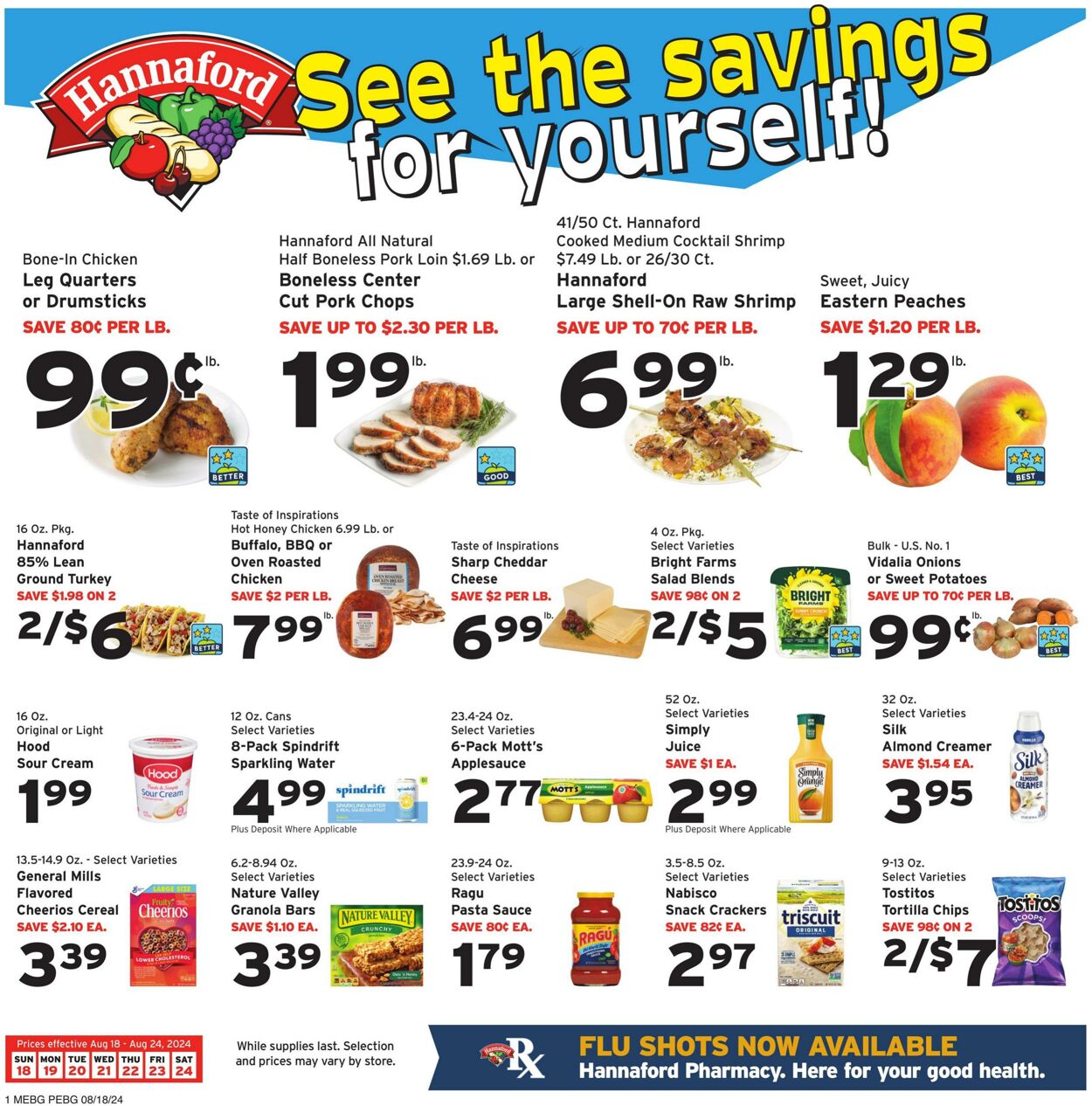 Catalogue Hannaford from 08/18/2024