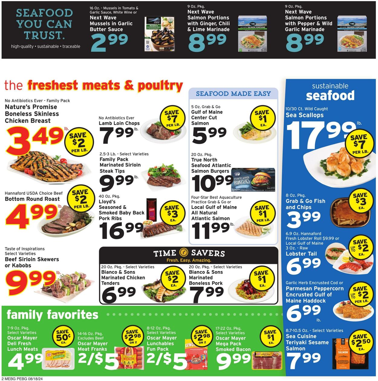 Catalogue Hannaford from 08/18/2024