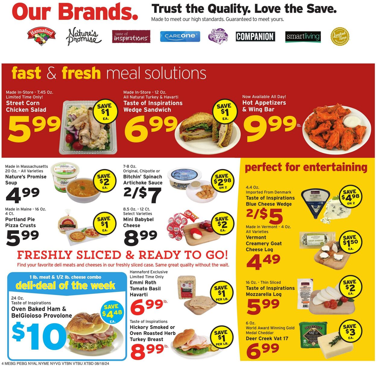 Catalogue Hannaford from 08/18/2024