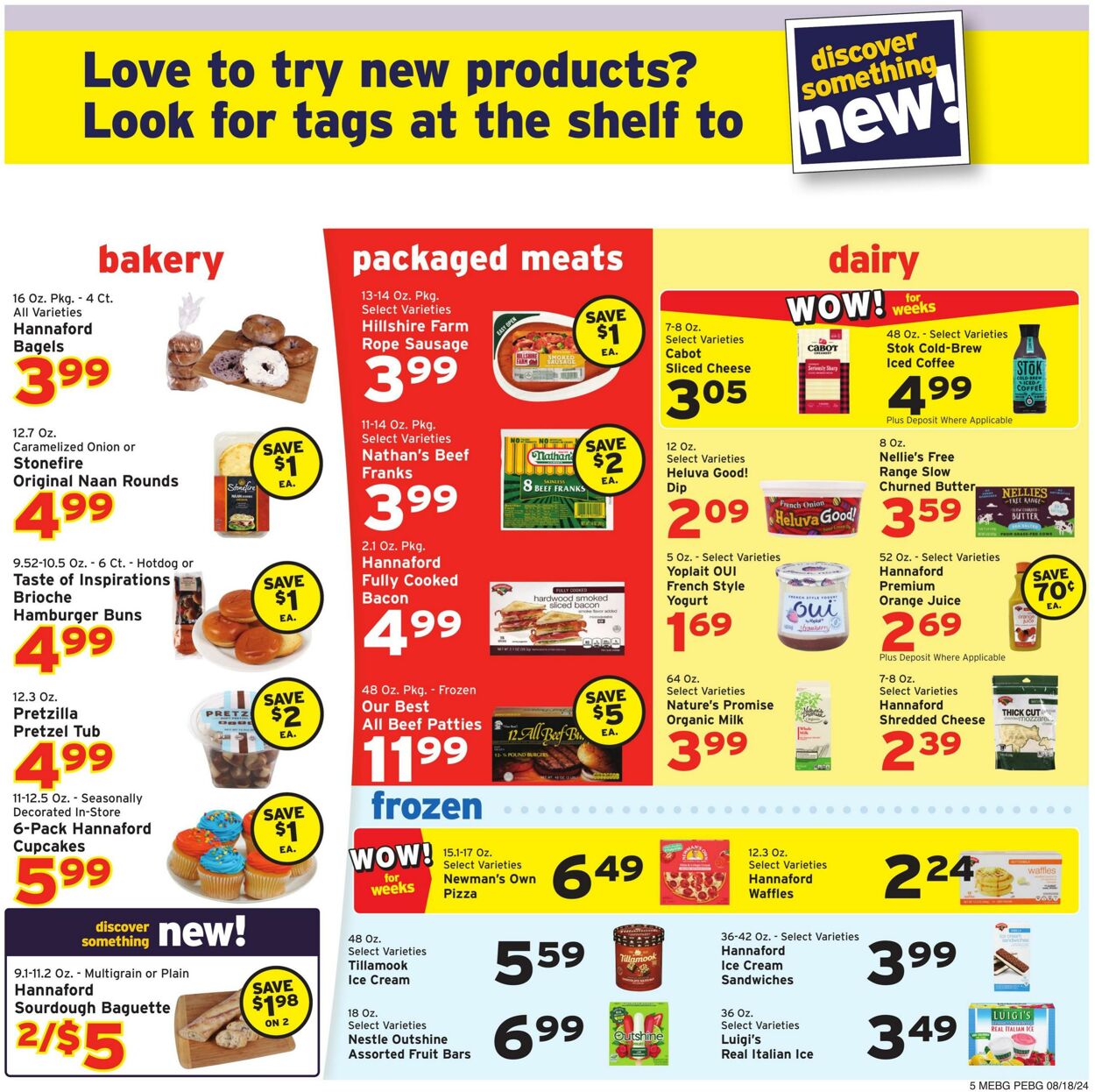 Catalogue Hannaford from 08/18/2024