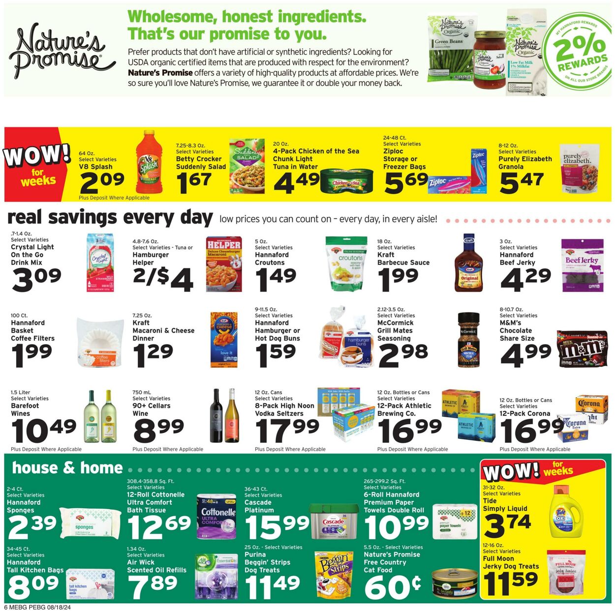 Catalogue Hannaford from 08/18/2024