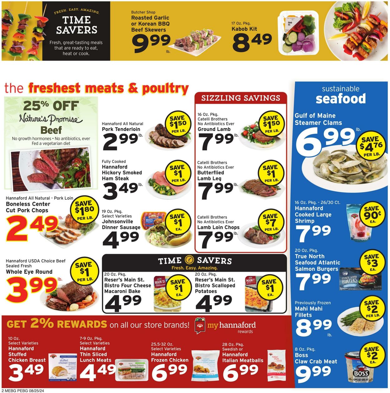 Catalogue Hannaford from 08/25/2024