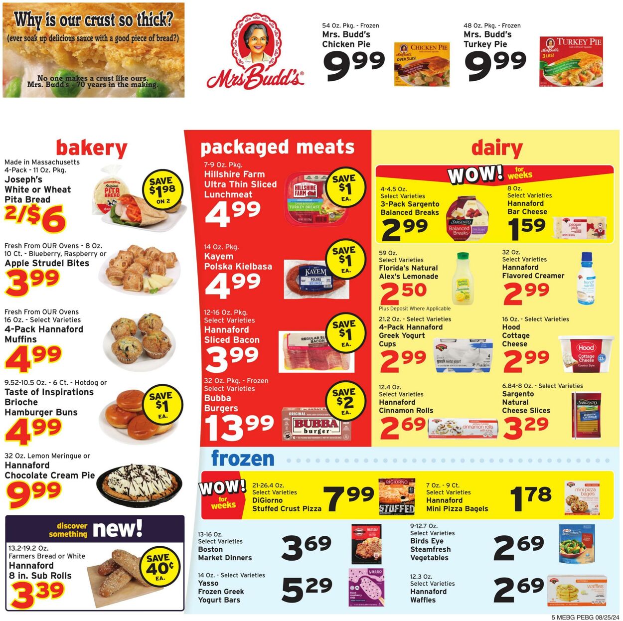 Catalogue Hannaford from 08/25/2024