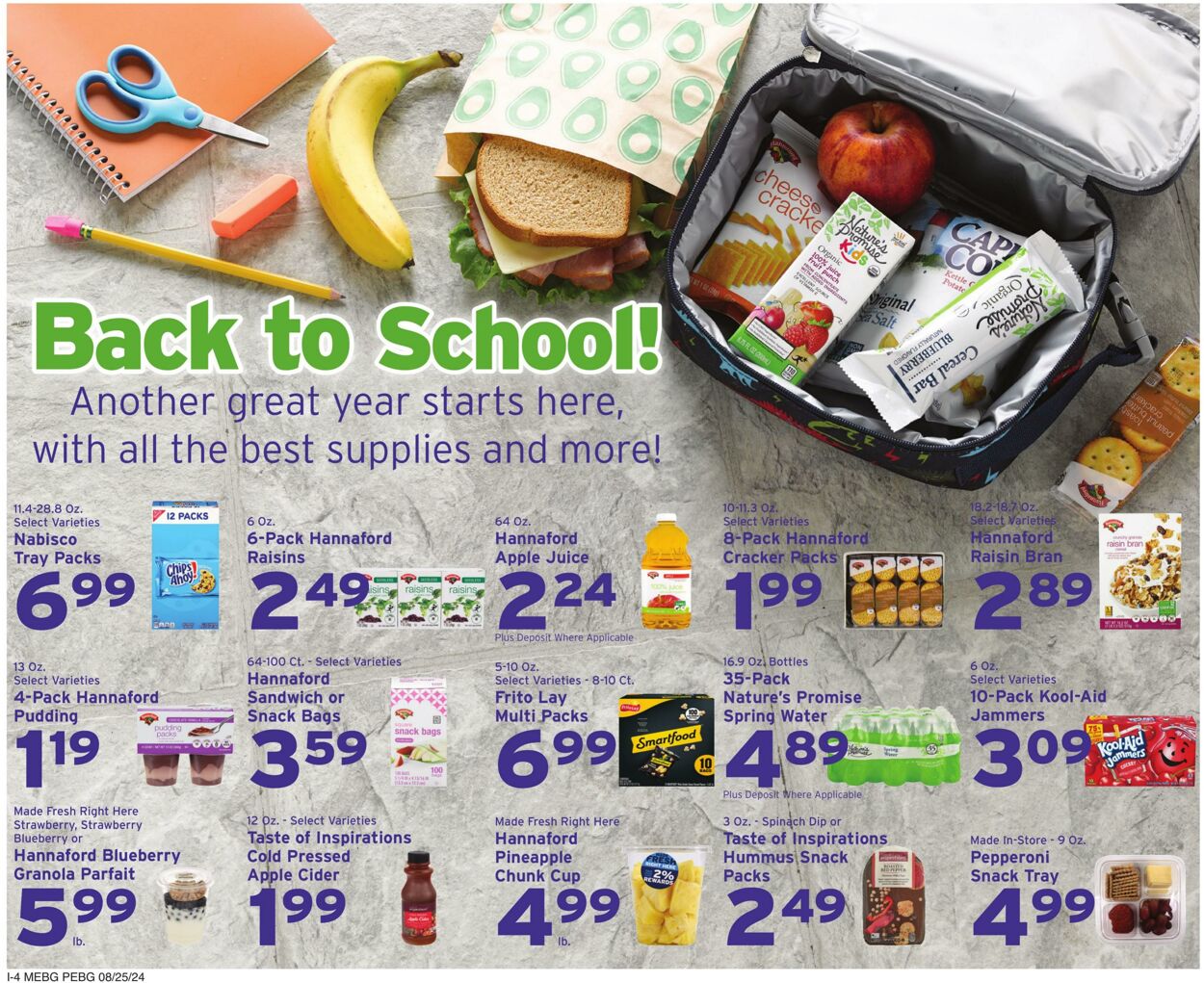 Catalogue Hannaford from 08/25/2024