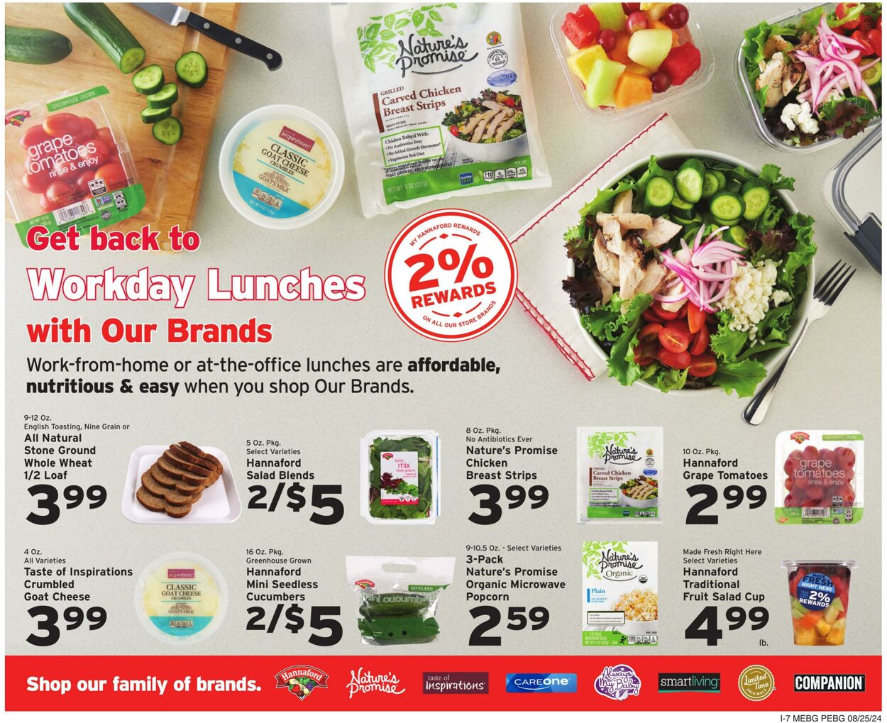 Catalogue Hannaford from 08/25/2024