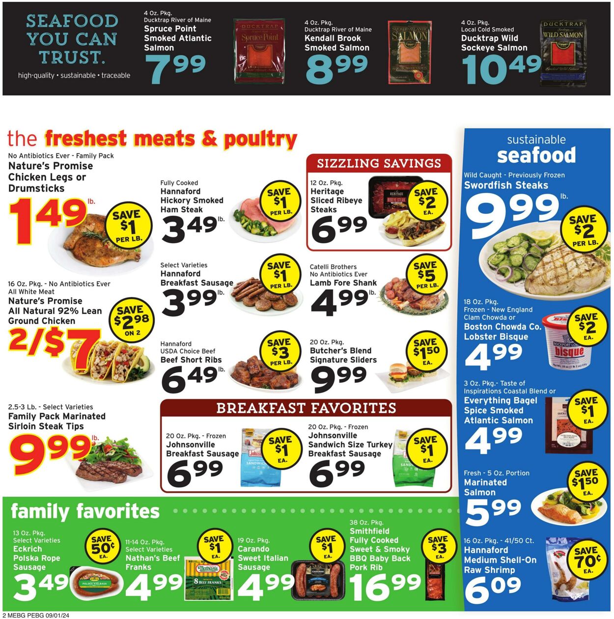 Catalogue Hannaford from 09/01/2024