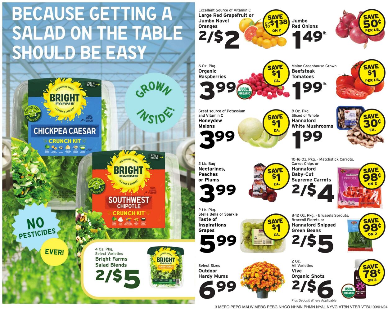 Catalogue Hannaford from 09/01/2024