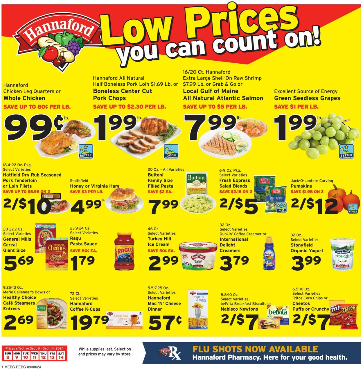 Catalogue Hannaford from 09/08/2024