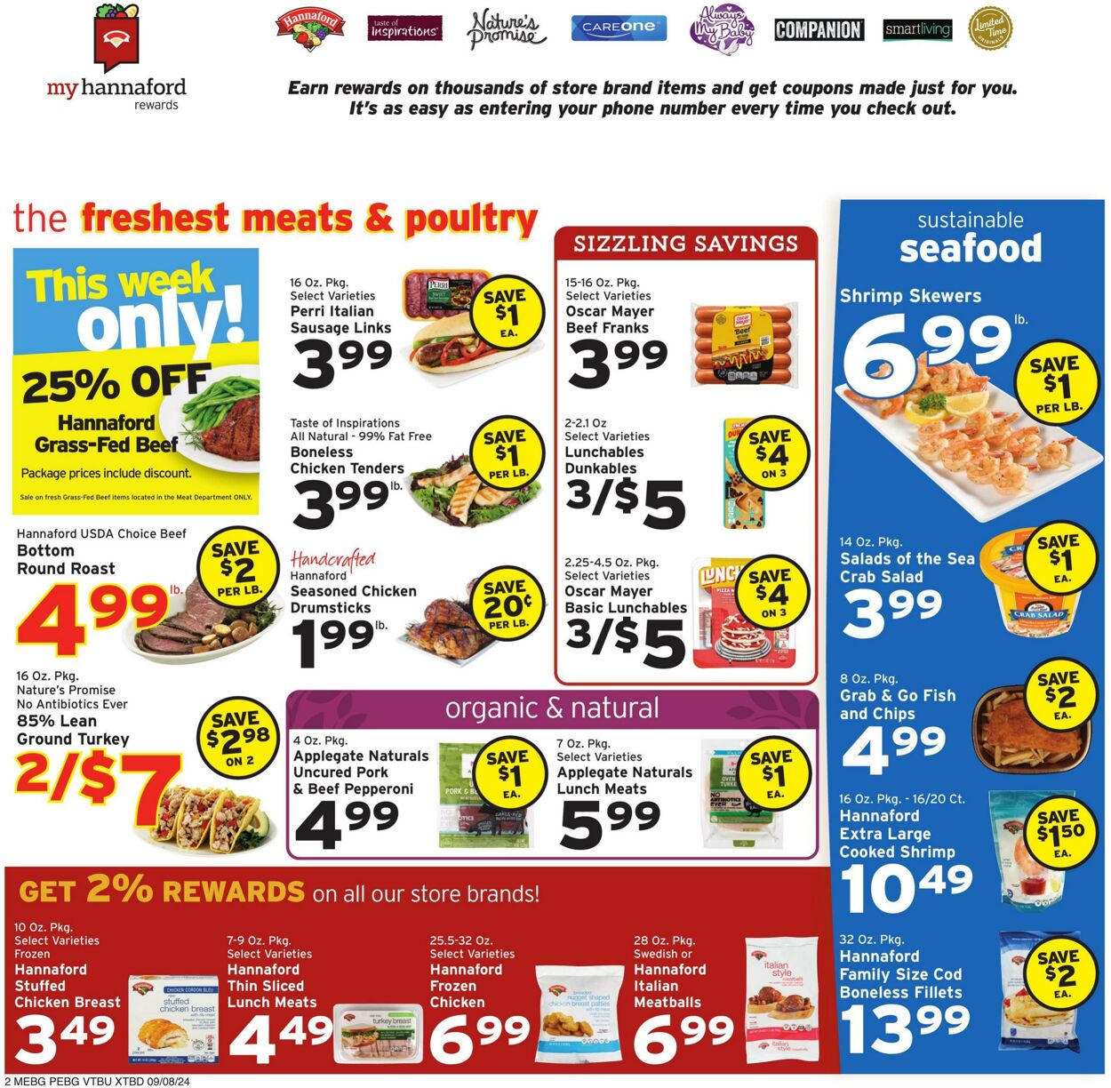 Catalogue Hannaford from 09/08/2024